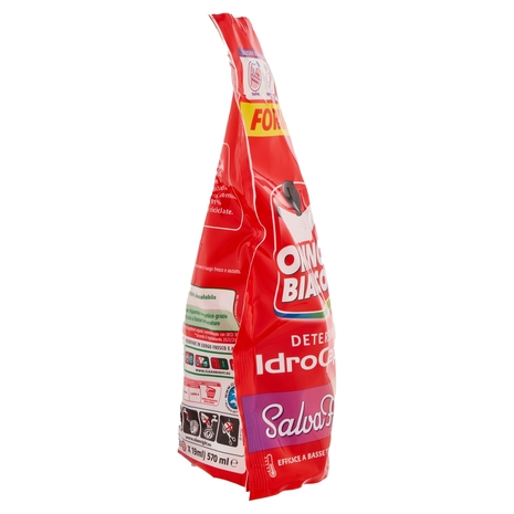 Omino Bianco Detersivo IdroCaps Salvafibre Doypack 30 caps 570 ml